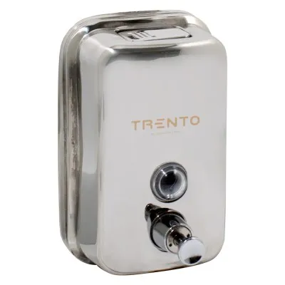 Дозатор жидкого мыла Trento, 0,5 л, хром полированный (10438)