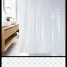 Шторка для ванной или душа Trento 3D 180x180 см прозрачный