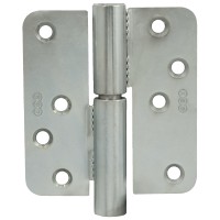 Петля накладна AGB E100831615 R60 регульована, права оцинкована