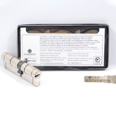 Циліндр дверний Mottura C39D415101 41/51 мм, лазерний ключ, 5 ключів, нікель матовий