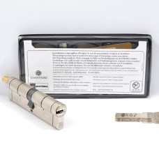 Циліндр дверний Mottura C39F514101 51/41 мм, лазерний ключ, під поворотник, 5 ключів, нікель матовий