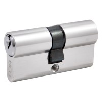 Циліндр дверний RDA 30/30мм англійський ключ 60мм 3 ключа хром
