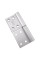 Петля дверная RDA AL 100*32*2,5 хром матовый