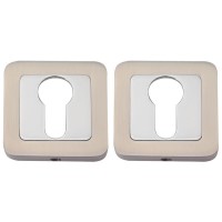 Накладка дверная под ключ RDA Cube, Sens RY-40 хром /матовый никель (34773)