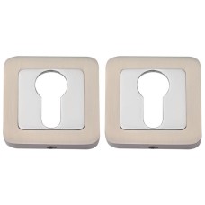 Накладка дверная под ключ RDA Cube, Sens RY-40 хром /матовый никель (34773)