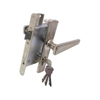 Комплект замок 3B4 клас 2 з ручками матовий хром (33970)