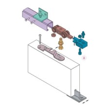 Koblenz 040080/G200E Розсувна система + Направляюча (5782)