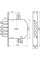 Замок 5-ригелів Mottura Art. 50798D5, 5 ключів, 60 mm, накладки, хром (49400)