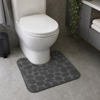 Trento Coral Velvet Ground Коврик 45х45 U-shape, серый