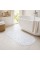 Килимок для ванної кімнати "Trento" Stone, білий, 670×340 мм