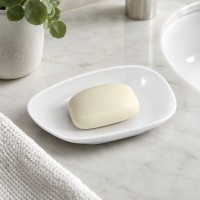 Trento Basic white Мыльница (51088)