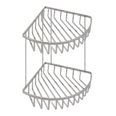 Поличка Trento кутова подвійна SS304 (53612)