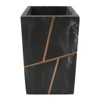 Склянка Trento InkStone, чорний мармур, полігума
