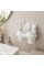 Стакан двойной Arino Home White, скотч, белый, пластик