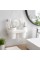 Стакан двойной Arino Home White, скотч, белый, пластик