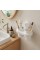 Стакан двойной Arino Home White, скотч, белый, пластик