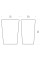 Кошик для сміття Colombo Design Black & White B9202 (26409)