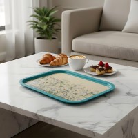 Таця Botanica, блакитний, 28,5*40 см, прямокутна