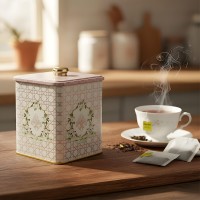 Коробка Rosy, рожевий, 12*12*13,7 см, квадратна