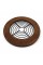 Підставка під гаряче Arino Bamboo, чорний, кругла,18*18*1,2 см, сталь/бамбук