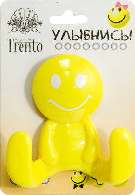 Гачок подвійний Trento, жовтий (25899)
