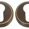 Дверная накладка под ключ Colombo Design CD 1003 бронза (Piuma) (2602)