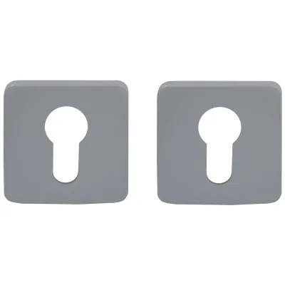 Дверная накладка под ключ Colombo CC23 серебро Oneq