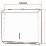 Раздатчик складных бумажных полотенец Trento, хром полированный (10541)