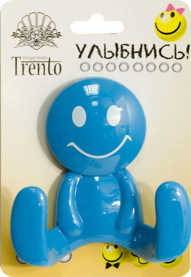 Крючок двойной Trento, синий (25901)