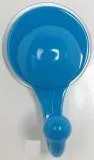 Крючок одинарный пластиковый  Trento, синий (25896)