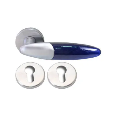 Ручка Mandelli 501 Bip матовий хром/синій R ключ (3352)