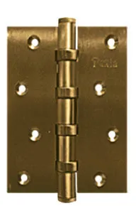 Завіса дверна Fuxia 100 * 2,5 (4 підшипника, сталь) антична латунь (10944)