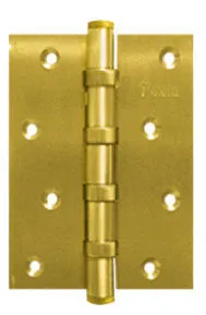 Завіса дверна Fuxia 100 * 2,5 (4 підшипника, сталь) матовий латунь (10081)
