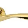 Дверная ручка Colombo Design Flessa CB51 полированная латунь с накладками под поворотник (1106)