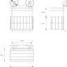 Сетка для кухонных принадлежностей Arino на присосках, хром полированный (14990)