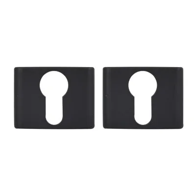 Дверная накладка под ключ Fimet 239 FNO матовый черный (53898)