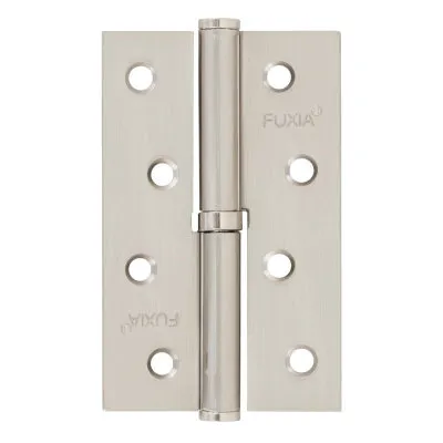 Завіса дверна Fuxia 100 * 2,5 * 2,5 (1 підшипник, сталь) матовий нікель(права) (13517)