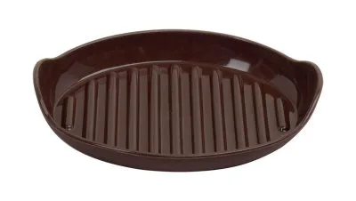 Мильниця овальна силікон Arino, шоколад (36605)