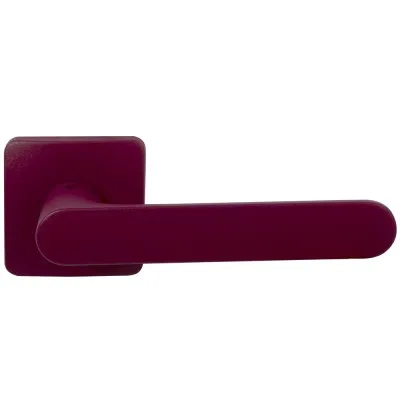 Дверная ручка на розетте Colombo ONEQ CC21 бордово-фиолетовый R ф/з