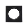 Розета прямоугольная Fimet Minimal 243 FNO матовый черный (53916)