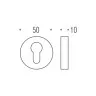 Дверна накладка Colombo Design CD 43 під ключ матовий хром Edo, Libra, Madi, Pegaso, Taipan, Wing (3996)
