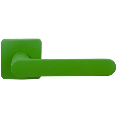 Дверная ручка на розетте Colombo ONEQ CC21 лаймовый зеленый R ф/з