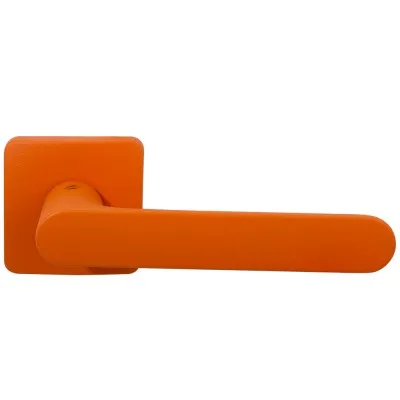Дверная ручка на розетте Colombo ONEQ CC21 оранжевый R ф/з