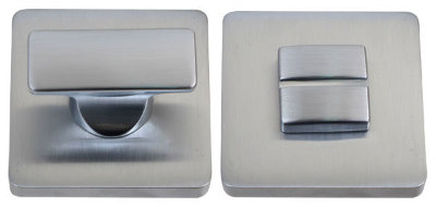 Дверна накладка WC Colombo Design BT 19 BZG матовий хром (Esprit, Fedra)