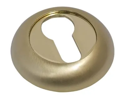 Накладка дверна під ключ Firenze Capri, Valencia RY 25 полірована латунь/матова латунь (33137)