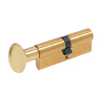 Циліндр Mgserrature 31/35 = 66mm ключ/шток L 14mm латунь 5 ключів (38960)