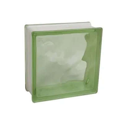 Склоблок хвилястий прозорий, зелений (6034)