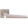 Дверная ручка на розетте Comit Garda А брашированный матовый никель (розетта 6мм)