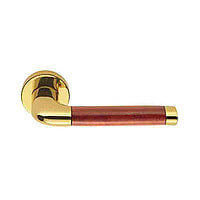 Дверная ручка Colombo Design Taipan LC11 золото/шиповник  с накладками под ключ (991)