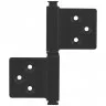 Петля карточная универсальная ALDEGHI LUIGI AL 143NO032 квадратный шток, черная 